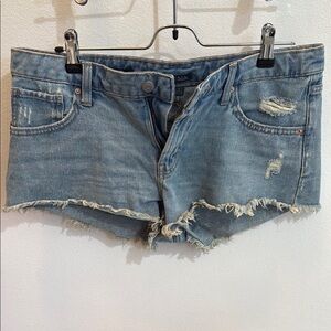 Denim Distressed Women's Shorts